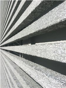 Serizzo Dubino Solar Shading, Stone Solar Shading, Granite Solar Shading, Serizzo Dubino Solar Shading System, Serizzo Dubino Sunscreening System for Facade