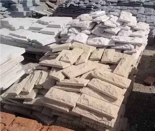 Jarusalem Limestone Splitface Wall Tiles