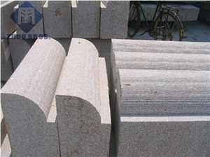Granite Kerbstone, Chinese Cheap Grey Granite Flamed Curbstone, New G603/G654/G3504/G3503 Light Grey Granite Road Stone, Side Stone