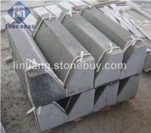Granite Kerbstone, Chinese Cheap Grey Granite Flamed Curbstone, New G603/G654/G3504/G3503 Light Grey Granite Road Stone, Side Stone