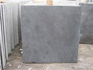 China Bluestone Shandong Blue Stone Tiles Honed Antique Style Slabs / Cut to Size for Floor Patio Paving