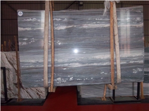 Palissandro Classico Venato Italy Blue Marble Slabs & Marble Tiles for Hotel Flooring Decoration