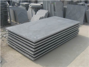 Patio Paving Tiles Shandong Blue Stone Tiles Bluestone Honed Antique Style Slabs / Cut to Size for Floor Paving