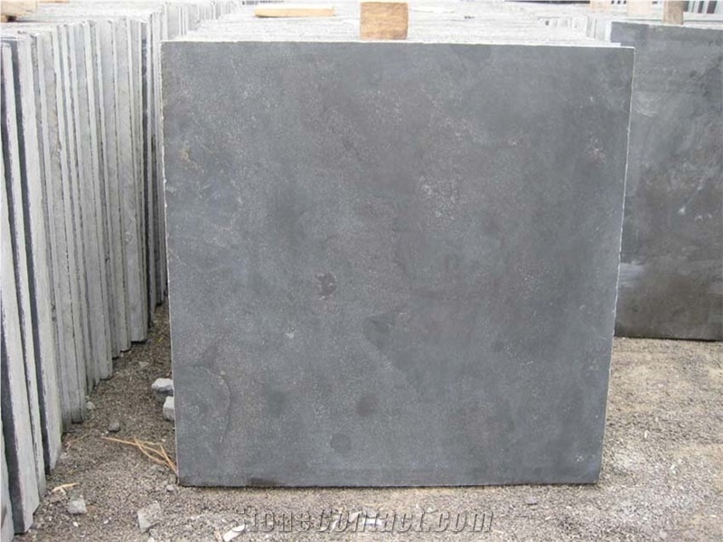 Patio Paving Tiles Shandong Blue Stone Tiles Bluestone Honed Antique Style Slabs / Cut to Size for Floor Paving