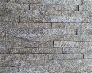 Yellow Quartzite Cultured Stone Wall Cladding ,Good Price Rough Cultured Stone Supplier