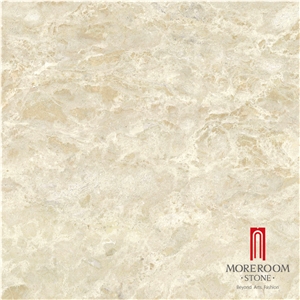 Beige Glossy Glazed Ceramic Wall Tile Marble Look Design