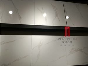Calacatta White Porcelain Tiles Low Price Ceramic Tiles with Marble Look Porcelain Tile