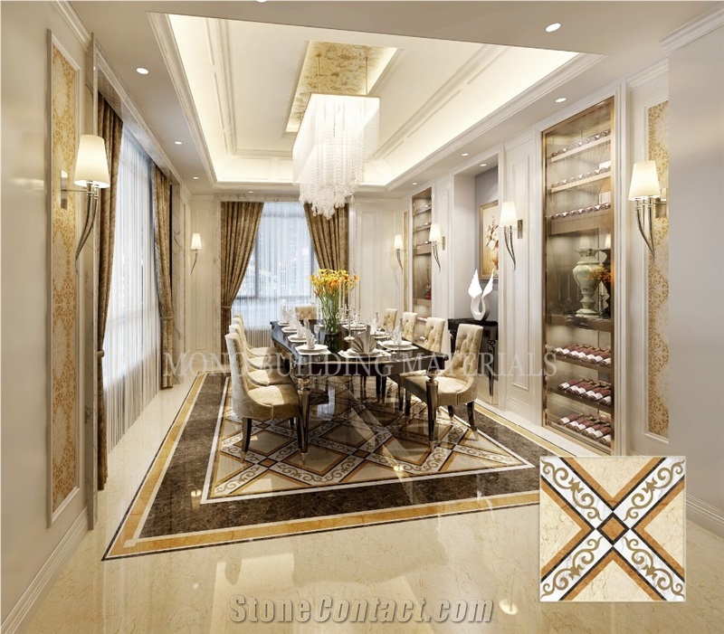 European Elegance Style Fashionable Designed Porcelain Tile for Floor