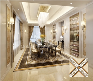 European Elegance Style Fashionable Designed Porcelain Tile for Floor