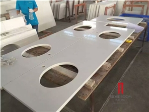 Factory Supply Hot Sale Pure White Quartz Countertop