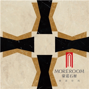 Foshan Mono Design, Home Decor, Black Marble, 3d Wall Panel, 3d Wallpaper for Home Decoration