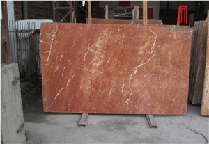 Imported Red Rojo Alicante Red Marble Slab