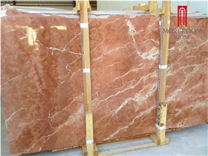 Imported Red Rojo Alicante Red Marble Slab