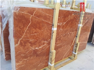 Imported Red Rojo Alicante Red Marble Slab