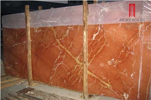 Imported Red Rojo Alicante Red Marble Slab