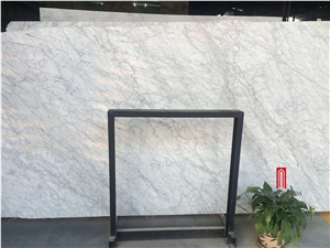 Italy Grade a Bianco Carrara White Marble Kitchen Counter Top Design
