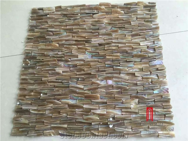 Mother Of Pearl, Mosaic Tile, Marble Mosaic, Shell Mosaic Use on Kitchen