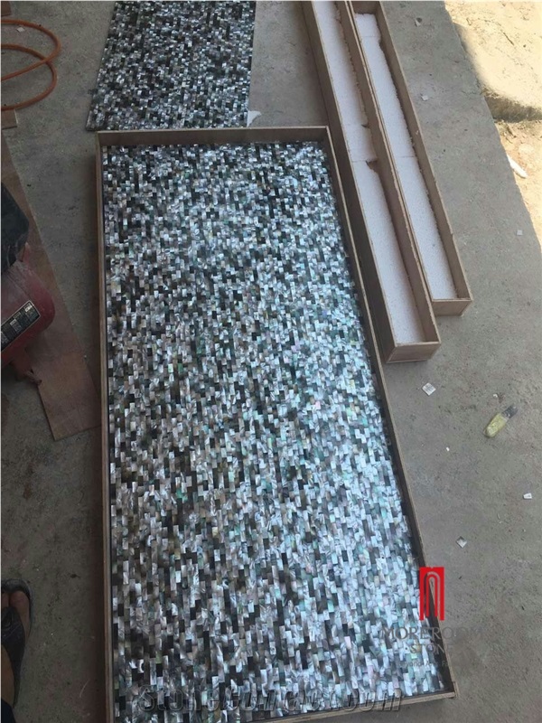 Mother Of Pearl, Mosaic Tile, Marble Mosaic, Shell Mosaic Use on Kitchen