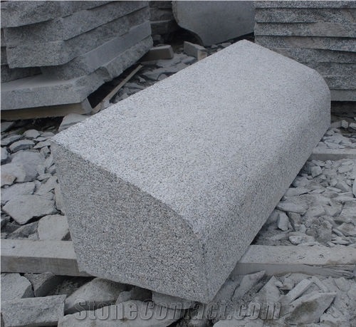 G341 Grey Granite Curbstone , China Grey Granite Kerbstone
