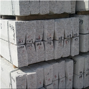 G341 Light Grey Granite Curbstone , China Grey Granite Kerbs