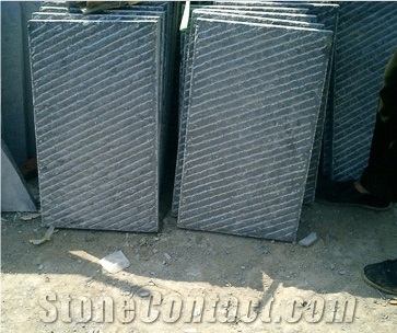 Honed Blue Limestone Tiles, in Various Sizes