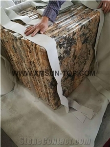 Amarelo Persa Granite Tops, Persa Gold Kitchen Countertop, Cream Persa, Giallo Palmeiras, Golden Persa Granite, Bench Top, Multicolor Granite, Yellow Persa Counter Top