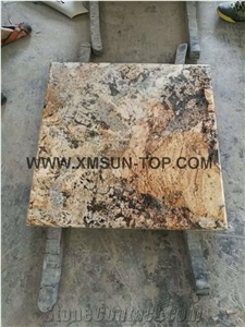 Amarelo Persa Granite Tops, Persa Gold Kitchen Countertop, Cream Persa, Giallo Palmeiras, Golden Persa Granite, Bench Top, Multicolor Granite, Yellow Persa Counter Top