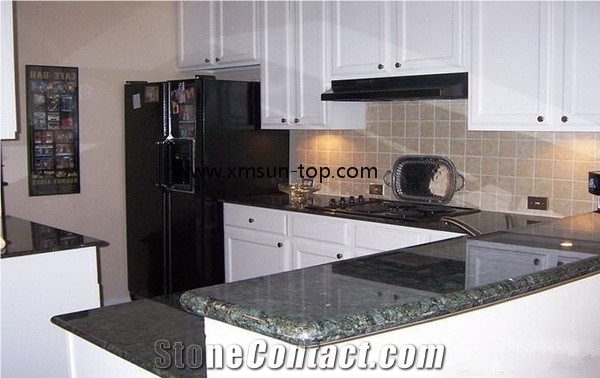 Butterfly Green Granite Countertop, Verde Butterfly Granite Tops, Butterfly Green Island Top, Green Butterfly Bar Top&Bench Top&Custom Countertops