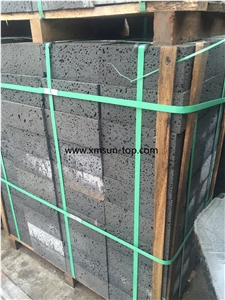 China Grey Lava Stone Paving Tile, Basalt Stone Tiles, Grey Lava Stone Landscape Paving Sets for Walkway Patio, Driveway Paver