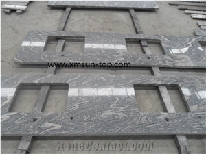 China Juparana Grey Granite Countertop, Multicolour Grain Granite, G261 Granite Kitchen Counter Top, China Juparana Granite