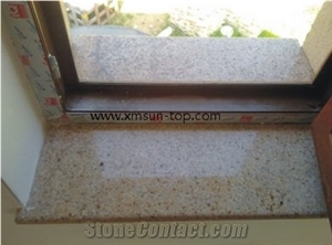 Chinese G682 Granite Window Sills, Giallo Yellow Window Tops, Sunset Gold Window Sill Slabs, Skirting Boards, Interior & Exterior Decoration