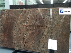 Four Seasons Granite Slab, Crema Bordeaux Granite, Golden Four Seasons, Gold Granite Polished Slabs & Tiles for Wall & Floor Covering, Interior Decoration Four Seasons Granite Slab, Crema Bordeaux Granite, Golden Four Seasons, Gold Granite Polished Slabs & Tiles for Wall & Floor Covering, Interior Decoration