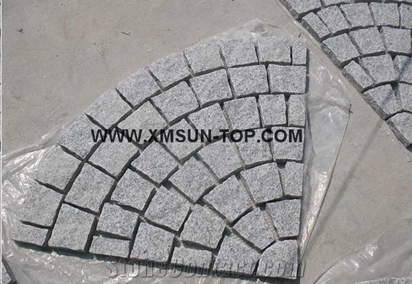 G603 Granite Cube Stone/Bacuo White Granite Floor Covering/Balma Grey Cobble Stone/Sesame White Granite Paving Sets/Ice Cristall Granite Courtyard Road Pavers/China Sardinia Granite Pavers/Bianco Amoy