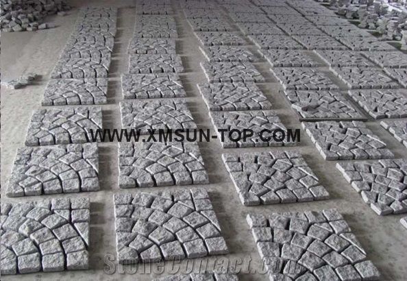 G603 Granite Cube Stone/Bacuo White Granite Floor Covering/Balma Grey Cobble Stone/Sesame White Granite Paving Sets/Ice Cristall Granite Courtyard Road Pavers/China Sardinia Granite Pavers/Bianco Amoy