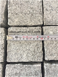 G603 Granite Cube Stone, Sesame White Paver Sets, Bianco Crystal Cube Stone, Padang White Cobble Stone for Garden Paving, Road Paving