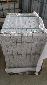 G603 Granite Kerbstone, Flamed Kerbs, Zp 603 Granite, Sesame White Curbstone, Light Grey Granite Road Stone, Side Stone, Exterior Stone Landscaping Stone