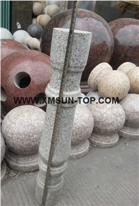 G603 Granite Staircase Rails/Bacuo White Granite Handrail/Balma Grey Granite Railings/Padang Light Granite Staircase Rails/Sesame White Granite Baluster/Natural Stone Railings