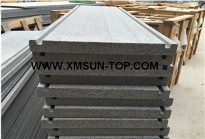 G654 Granite Window Sills/Sesame Black Of China Window Sills/China Nero Impala Granite Window Parapets/Dark Barry Grey Granite Building Stone