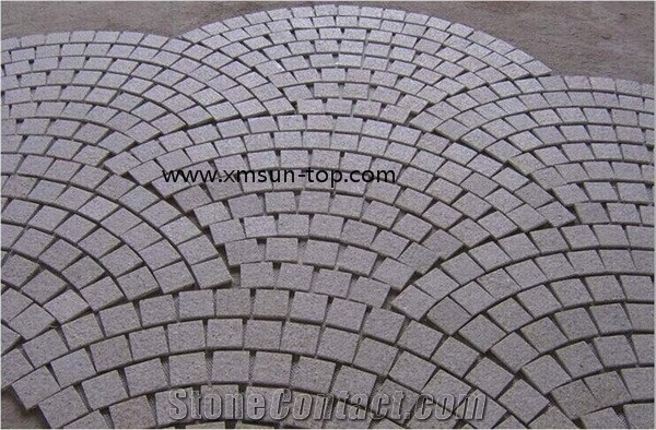 G654 Grey Granite Cube Stone, China Impala Granite Cobble Stone, Padang Dark Granite Paving Stone, G654 Dark Grey Cube Stone
