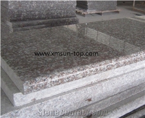 G664 Granite Steps, Polished Granite Stair, Loyuan Red Granite Stair Riser&Stair Treads, Luoyuan Bainbrook Brown Granite Steps &Staircase