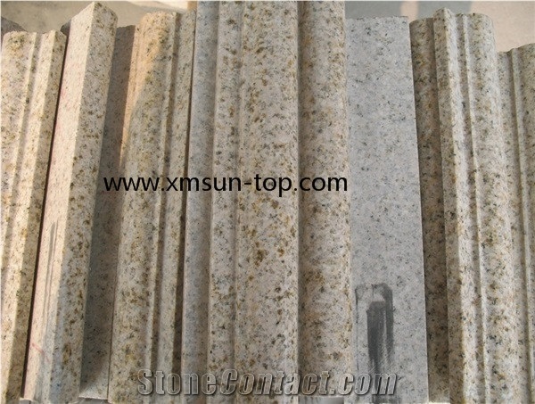 G682 Granite Moldings & Border, China Sunset Yellow Skirting, Golden Granite Wall Skirt, Rust Yellow Border Decos, Pencil Liners, Interior Decoration