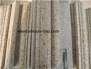 G682 Granite Moldings & Border, China Sunset Yellow Skirting, Golden Granite Wall Skirt, Rust Yellow Border Decos, Pencil Liners, Interior Decoration