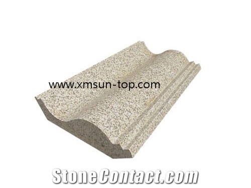 G682 Granite Moldings & Border, China Sunset Yellow Skirting, Golden Granite Wall Skirt, Rust Yellow Border Decos, Pencil Liners, Interior Decoration