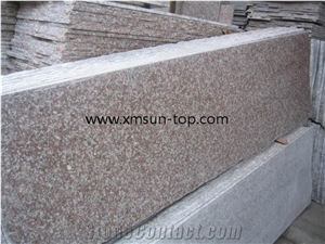 G687 Granite Countertop, Peach Blossom Red Granite, Bevelled Counntertops, Gutian Peach Flower Red Island Top, Custom Countertop, Red Granite Bench Tops, Worktop