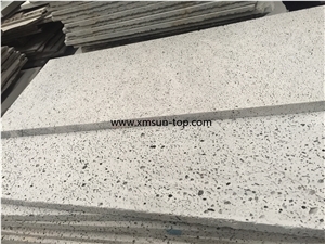 Grey Lava Stone Staircase, Lava Stone Stair Riser, China Grey Basalt Steps, Grey Lava Stone Tiles for Pavement