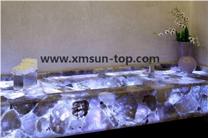 Light Purple Semiprecious Bathroom Countertops/Lilac Semi Precious Vanity Tops/Custom Vanity Tops/Bathroom Vanity Tops/Engineered Stone Bathroom/Interior Decoration Light Purple Semiprecious Bathroom Countertops/Lilac Semi Precious Vanity Tops/Custom Vanity Tops/Bathroom Vanity Tops/Engineered Stone Bathroom/Interior Decoration