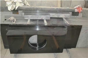 Shanxi Black Granite Countertops, Beiyue Black, Nero Supreme, Absolute Black Kitchen Countertop, China Absolute Black Granite Tops&Island Top&Bench Top&Custom Countertops