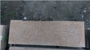 Tianshan Red Granite Kerbstone, Red Granite Kerbstone, G6520 Granite Curbstone, Tianshan Red Side Stone, China Red Granite Kerbs for Outside Road Project