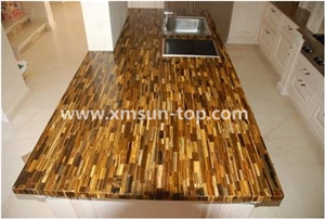 Yellow Tiger Eye Semiprecious Stone Kitchen Countertops/Semi Precious Kitchen Worktops/Engineered Stone Countertop/Custom Countertops/Kitchen Desk Tops Yellow Tiger Eye Semiprecious Stone Kitchen Countertops/Semi Precious Kitchen Worktops/Engineered Stone Countertop/Custom Countertops/Kitchen Desk Tops
