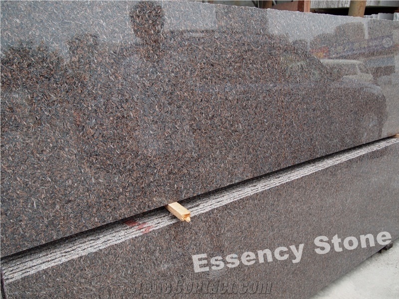 Cafe Imperial Granite Slabs Polished,Brown Pearl Granite Tiles,Cafe Boreal Granite